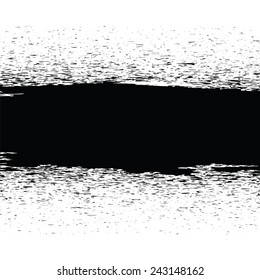  illustration  with ink blots  on white background