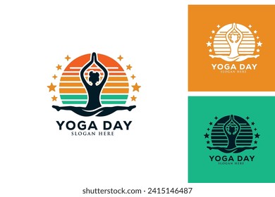 Illustration inspiration for your Yoga Logo