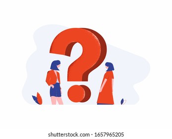 Illustration for instant information of help desk