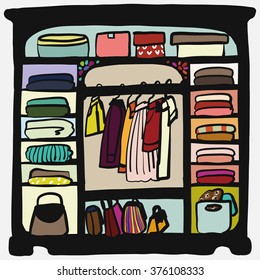 It is an illustration of the interior.