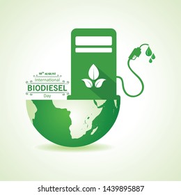 Illustration of International Biodiesel Day Greeting for Eco Environment - 10 August
