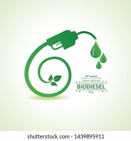 Illustration of International Biodiesel Day Greeting for Eco Environment - 10 August