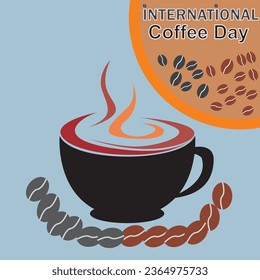 illustration of international coffee day