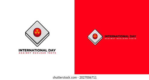 Illustration Of International Day Against Nuclear Testing