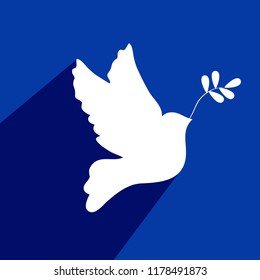 illustration of International Day of Peace 
 Background