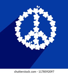 illustration of International Day of Peace 
 Background