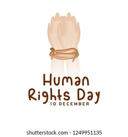 Illustration Of International Human Rights Day Background.