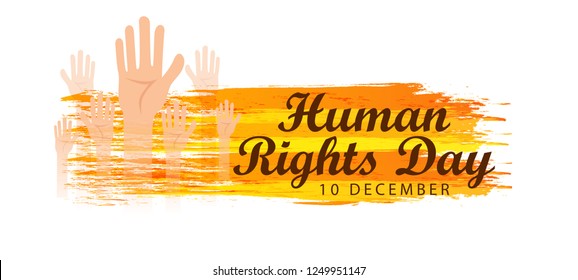 Illustration Of International Human Rights Day Background.