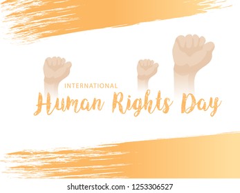 Illustration Of International Human Rights Day Background.