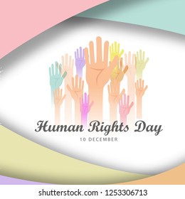 Illustration Of International Human Rights Day Background.