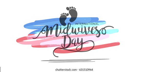 Illustration Of International Midwives Day.