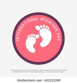 Illustration Of International Midwives Day.