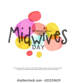 Illustration Of International Midwives Day.