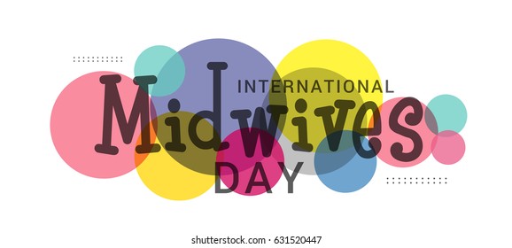 Illustration Of International Midwives Day.