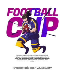 illustration of international soccer competition a goalkeeper catches the ball