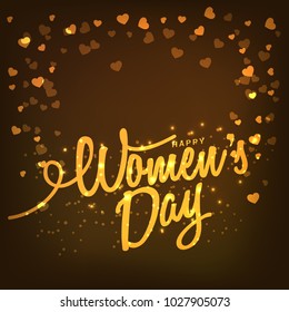 
Illustration Of International Women's Day Card Background.