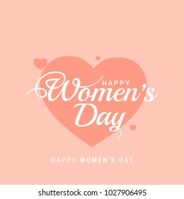 
Illustration Of International Women's Day Card Background.