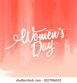 
Illustration Of International Women's Day Card Background.