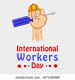 Illustration of International Worker's Day background