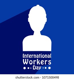 Illustration of International Worker's Day background