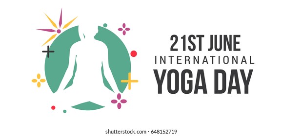 Illustration Of International Yoga Day.