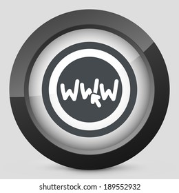 Illustration of internet connection icon