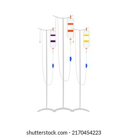 Illustration of Intravenous drip tower 