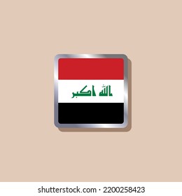 Illustration des irakischen Flaggenmusters