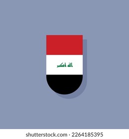Illustration des irakischen Flaggenmusters