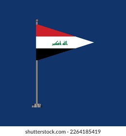 Illustration of Iraq flag Template
