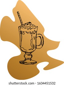 
illustration of  irish coffee mugs by linart