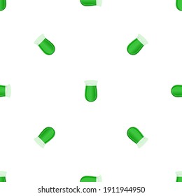 Illustration Irish holiday St Patrick day, seamless color beer in mug. Pattern St Patrick day consisting of many identical beer mug on white background. Beer at mug main accessory for St Patrick day.