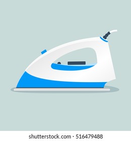 Illustration of iron icon flat design concept