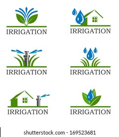 An illustration of Irrigation icons