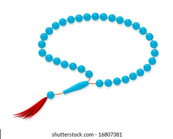 Illustration of Islamic beads