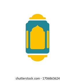 Illustration islamischer Laternen typische Ornamente, wenn der große Tag des Islam