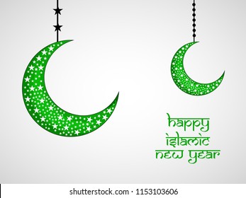 Illustration of Islamic New Year background