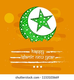 Illustration of Islamic New Year background