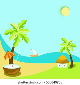 Illustration of the island of Bali