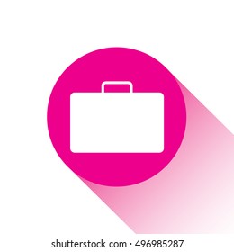 An Illustration of an Isloated Icon - Briefcase