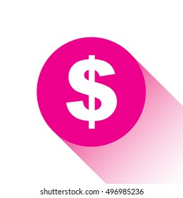 An Illustration of an Isloated Icon - Dollar
