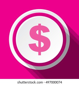 An Illustration of an Isloated Icon - Dollar