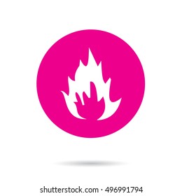 An Illustration of an Isloated Icon - Fire