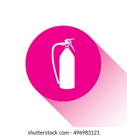 An Illustration of an Isloated Icon - Fire Extinguiser Large