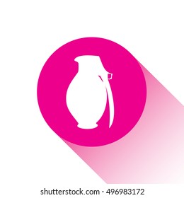 An Illustration of an Isloated Icon - Grenade