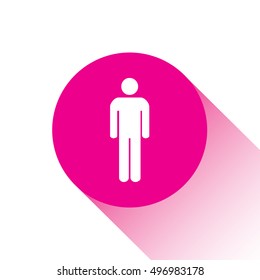An Illustration of an Isloated Icon - Man