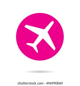 An Illustration of an Isloated Icon - Plane