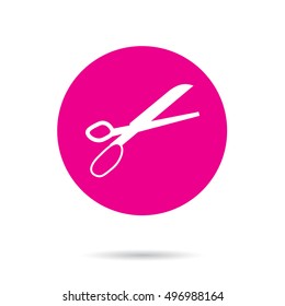 An Illustration of an Isloated Icon - Scissors