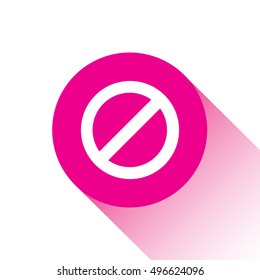 An Illustration of an Isloated Icon - Stop