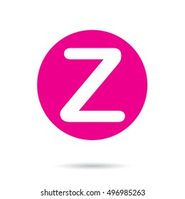 An Illustration of an Isloated Icon - Z